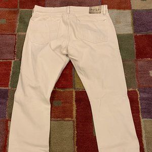 Polo Ralph Lauren Denim Slim Straight Bone Jeans